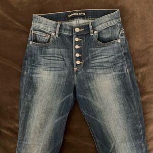 Express Jeans - Women’s Express Button Fly Ankle Jeans Express Jeans - Women’s Express Button Fly Ankle Jeans